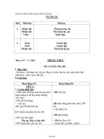 Giáo án dạy phụ đạo Lớp 1 Tuần 21