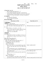 Giáo án Toán - Tiết: 13 trừ đi một số