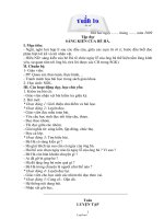 Thiết kế bài dạy lớp 2 năm 2009 - Tuần 10