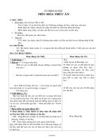 Giáo án Tự nhiên xã hội 2 tuần 6: Tiêu hóa thức ăn