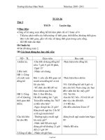 Kế hoạch dạy học lớp 2 - Tuần 26 - Trường tiểu học Hàm Ninh