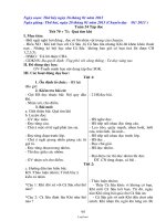 Giáo án các môn khối 2, kì II - Tuần dạy 24, 25