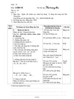 Giáo án môn học lớp 2 - Tuần dạy số 19