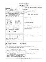 Giáo án giảng dạy khối 1 - Trần Thị Thu Tuyết - Tuần 10