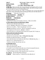 Giáo án môn Toán lớp 2 năm 2011 - Tuần 27