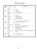 Giáo án giảng dạy Lớp 5 - Tuần 32