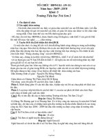 Giáo án Tổ chức hoạt động ngoài giờ lên lớp năm học: 2009 - 2010 khối: 5 - Trường tiểu học Trù Sơn 2