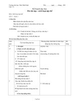 Giáo án Sinh hoạt ngoại khóa - Trường tiểu học Trần Nhật Duật - Tuần 2: Sinh hoạt tập thể