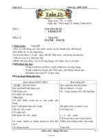 Kế hoach bài dạy các môn học khối 1 - Tuần 23