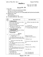 Giáo án Tiếng Việt – Lớp 1 - Tuần 12 đến tuần 35