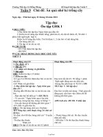 Giáo án các môn khối 2 - Trường Tiểu học Lê Hồng Phong - Tuần 9