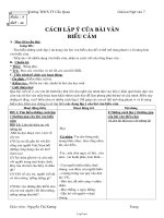 Bài giảng môn học Ngữ văn lớp 7 - Tuần 9 - Tiết 36: Cách lập ý của bài văn biểu cảm