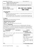 Bài giảng môn học Ngữ văn lớp 7 - Tuàn 18 - Tiết 67: Ôn tập tác phẩm trữ tình