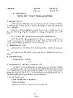 Giáo án Ngữ văn 8 tiết 39 bài 10: Văn bản: Thông tin về ngày trái đất năm 2000