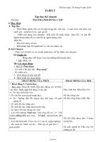 Kế hoạch bài dạy Lớp 3 Tuần 5