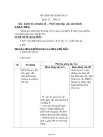 Giáo án môn Thủ công lớp 2 - Tiết: 23 - Bài: Kiểm tra chương II – Phối hợp gấp, cắt, dán hình