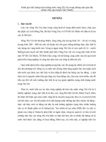 Đánh giá chất lượng môi trường nước sông thị vải trong những năm gần đây đạon chảy qua huyện tân thành tỉnh bà rịa vũng tàu 