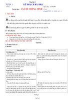 Giáo án Tập đọc 3 học kì 1