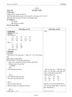 Giáo án Toán 2 tiết 29: Luyện tập