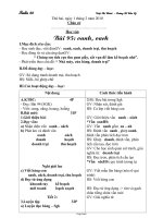 Giáo án Lớp 1 Tuần 23 - Buổi sáng - Trường TH Cẩm Lý