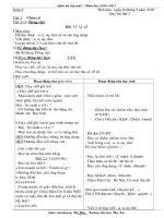 Giáo án các môn lớp 1 (năm 2010 - 2011) - Tuần 5