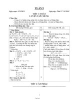 Giáo án các môn lớp 1 (buổi chiều) - Tuần 9