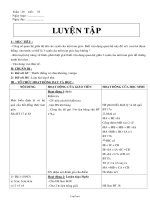 Giáo án môn Hình học lớp 7 - Tiết 53: Luyện tập