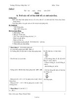 Giáo án Toán 3 tuần 2 - Trường Tiểu học Hiệp Hoà A