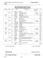 Giáo án các môn lớp 2 - Trường Tiểu học Thị Trấn Di Lăng số 1 - Tuần 7