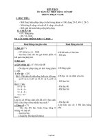 Giáo án các môn khối 2 - Tuần 4