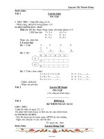 Giáo án các môn lớp 2 - Trường tiểu học Tân tập - Tuần 14