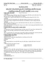 Bài giảng môn học Lịch sử lớp 9 - Tuần 33 - Tiết 46 - Bài 30: Hoàn thành giải phóng miền Nam, thống nhất đất nước (1973 - 1975)