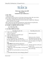 Giáo án Lớp 1 Tuần 24 - Trường TH Lê Thị Hồng Gấm