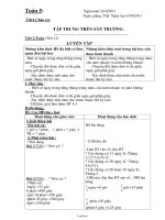 Giáo án Tổng hợp môn lớp 2 - Tuần lễ 5 năm 2011