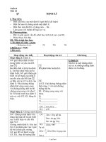 Giáo án Hình học khối 7 tiết 12: Định lí