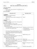 Giáo án khối 2 môn Đạo đức - Tiết 2: Học tập, sinh họat đúng giờ (tiết 2)