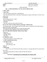 Giáo Án Sinh Học 7 - Trường THCS Trúc Lâm