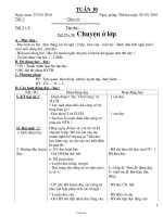 Bài soạn Tổng hợp các môn khối 1 - Tuần 30