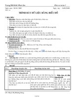 Giáo án Tin lớp 7 bài 9: Trình bày dữ liệu bằng biểu đồ