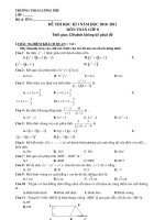 Kế hoạch giảng dạy khối lớp 2 - Tuần 16 - Dương Quý Kiên