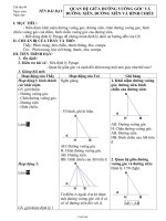 Giáo án môn Hình học 7 năm 2006 - Tiết 49: Quan hệ giữa đường vuông góc và đường xiên, đường xiên và hình chiếu