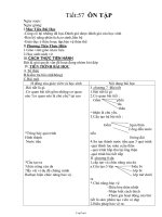 Bài giảng môn học Ngữ văn lớp 7 - Tiết 57: Ôn tập