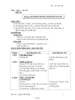 Giáo án Âm nhạc 4 tiết 10 đến 19