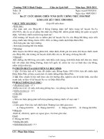 Kế hoạch bài dạy môn: Toán 2 - Tiết 111: Số bị chia - Số chia - Thương