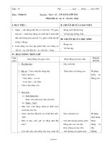 Giáo án Chính tả 2 - Nghe viết: Cô giáo lớp em phân biệt ui - Uy, tr - ch, iên - iêng