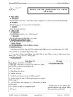 Giáo án môn Sinh học 6 - Tuần 4 - Tiết 7 - Bài 7: Sự lớn lên và phân chia của tế bào (tích hợp)