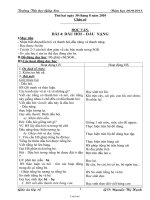 Giáo án giảng dạy các môn học lớp 1 - Tuần 2 - Trường Tiểu học Giáp Sơn
