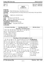 Giáo án lớp 6 Vật lí - Tuần 35 - Tiết 33 - Bài 29 : Sự sôi