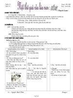 Bài giảng môn học Ngữ văn lớp 7 - Tuần 15 - Tiết 57: Một thứ quà của lúa non: Cốm (Tiết 1)