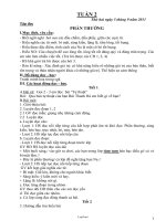 Giáo án các môn khối 2 - Tuần dạy 2 năm 2011
